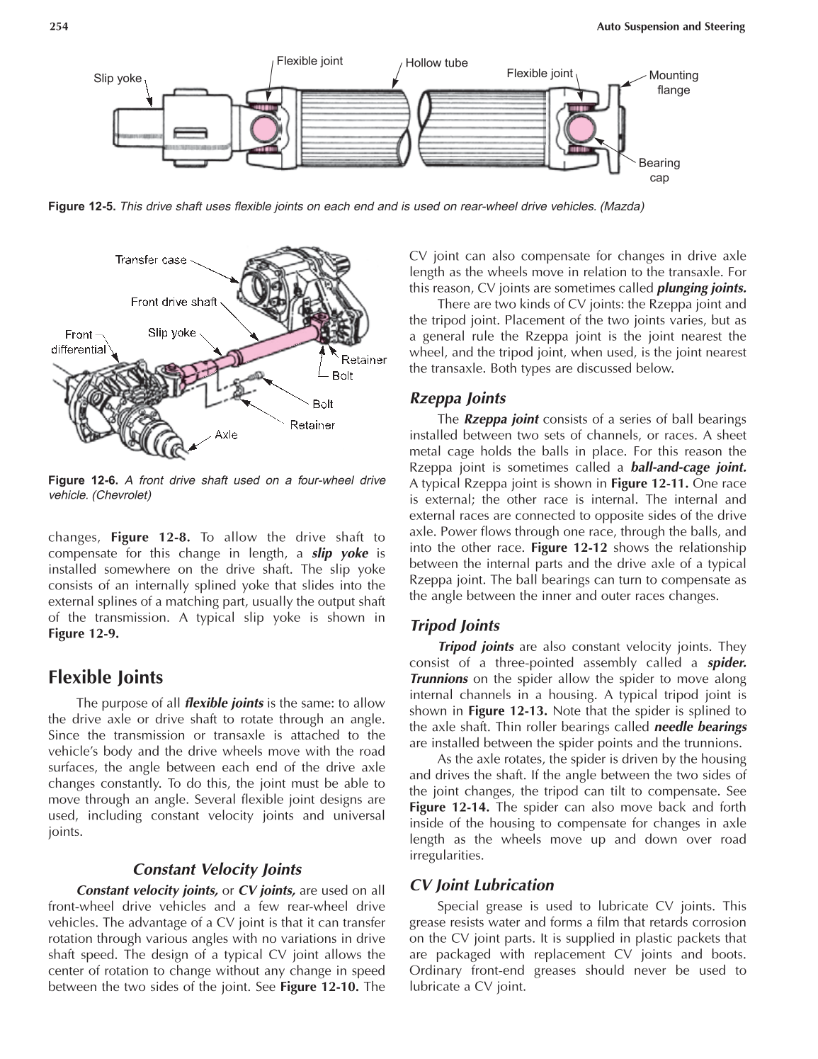 Auto Suspension and Steering, A4, 3rd Edition page 254