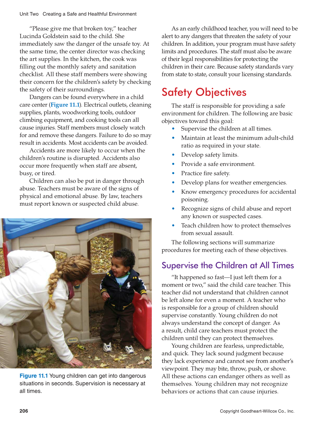 Working with Young Children, 8th Edition page 206