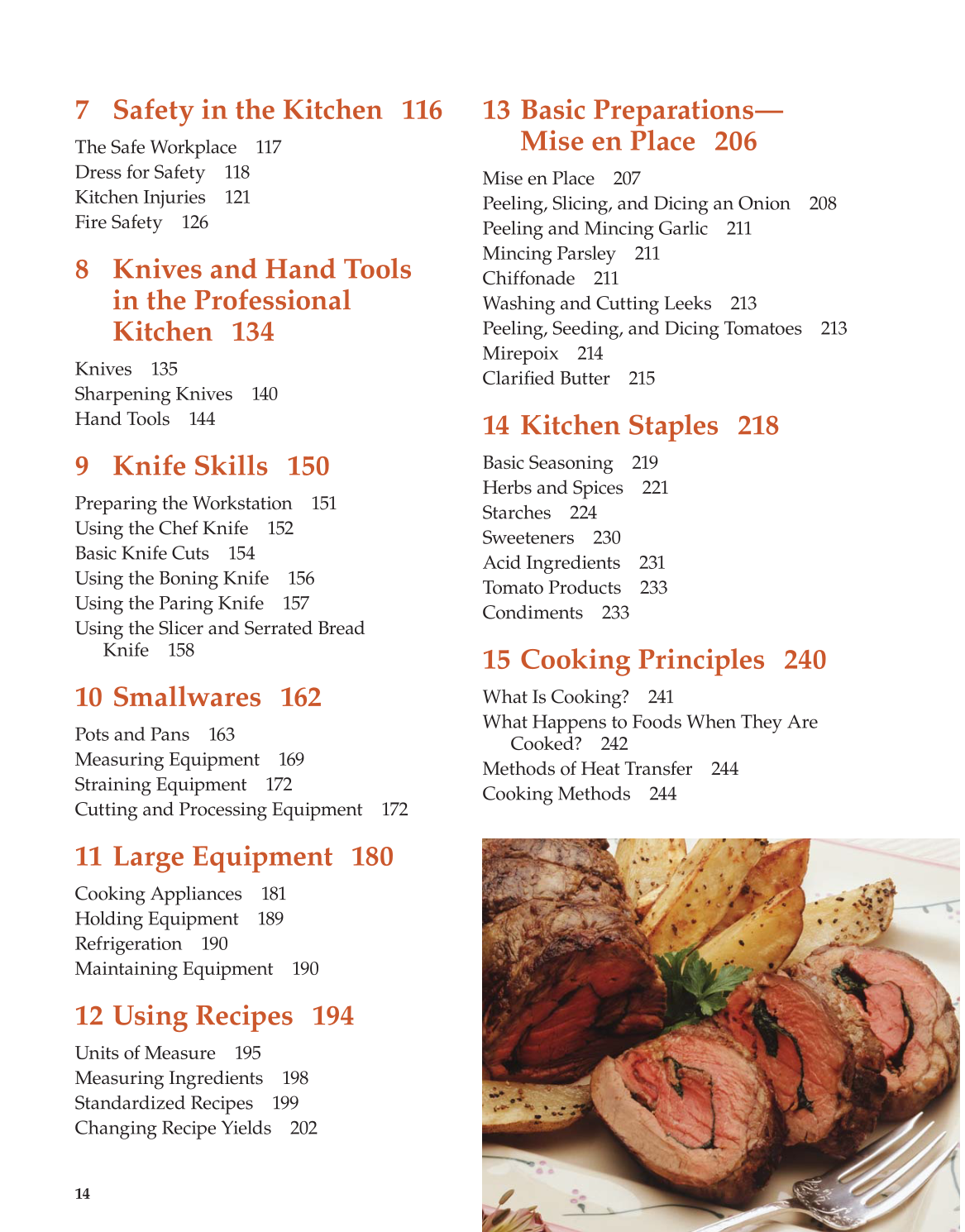 The Culinary Professional, 1st Edition page 14