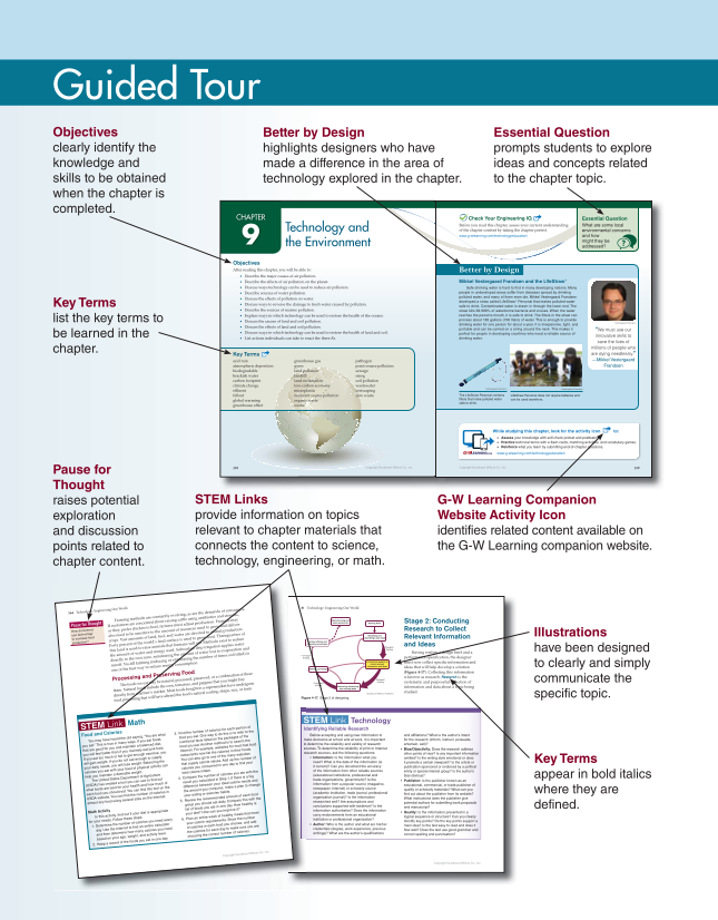 Technology: Engineering Our World, 8th Edition page M2