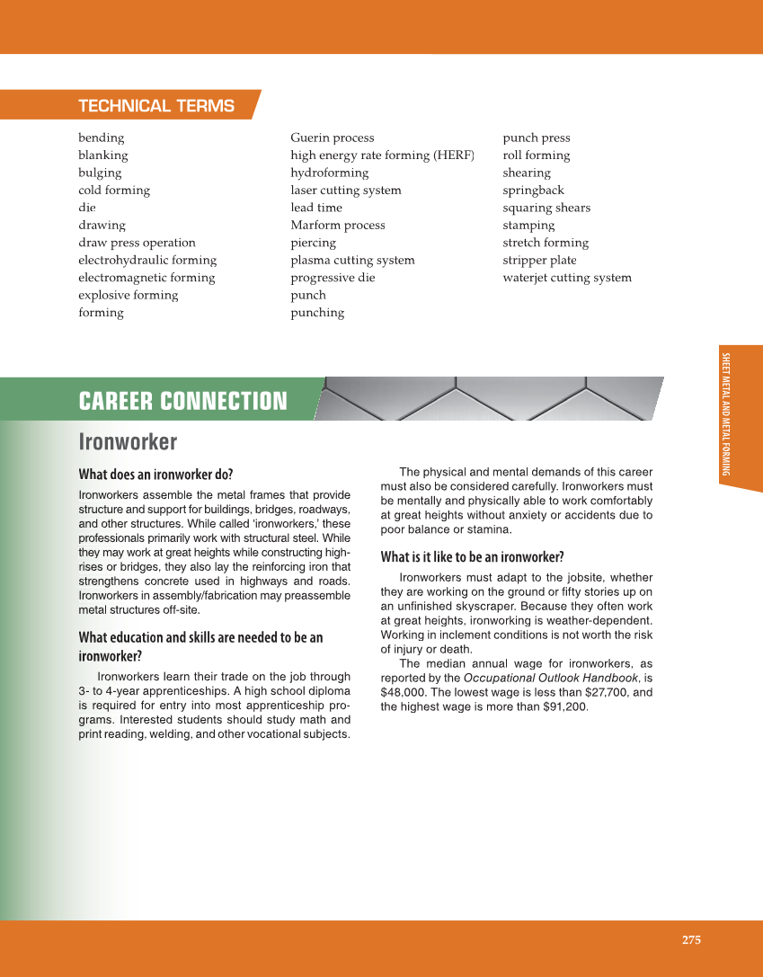 Modern Metalworking, 10th Edition page 275