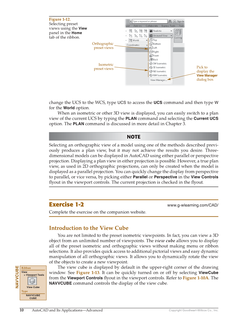 AutoCAD and Its Applications—Comprehensive 2020, 27th Edition page 10