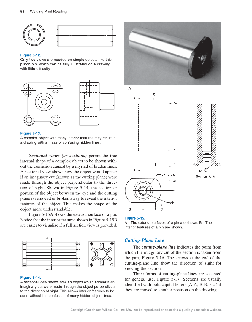 Welding Print Reading, 7th Edition page 58