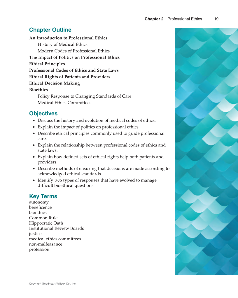 Medical Law & Professional Ethics 2e page 19