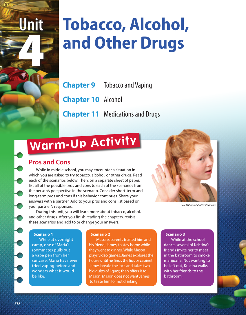 Essential Health Skills for Middle School 2e page 272