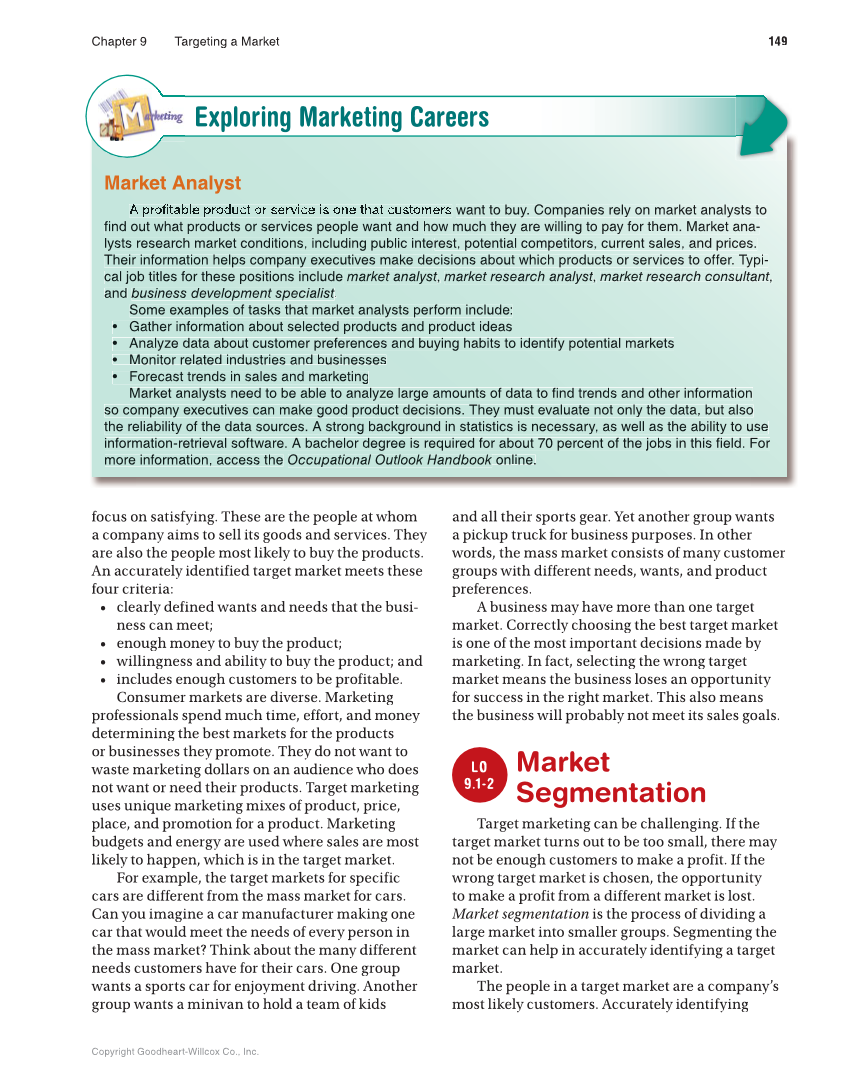 Marketing Dynamics, 4th Edition page 149