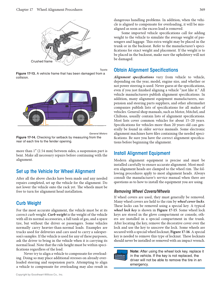 Auto Suspension and Steering, 5th Edition, Online Textbook page 369