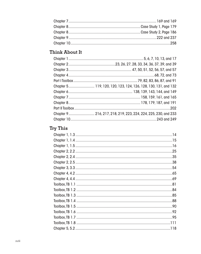 Approaching College with Purpose, Textbook page xviii