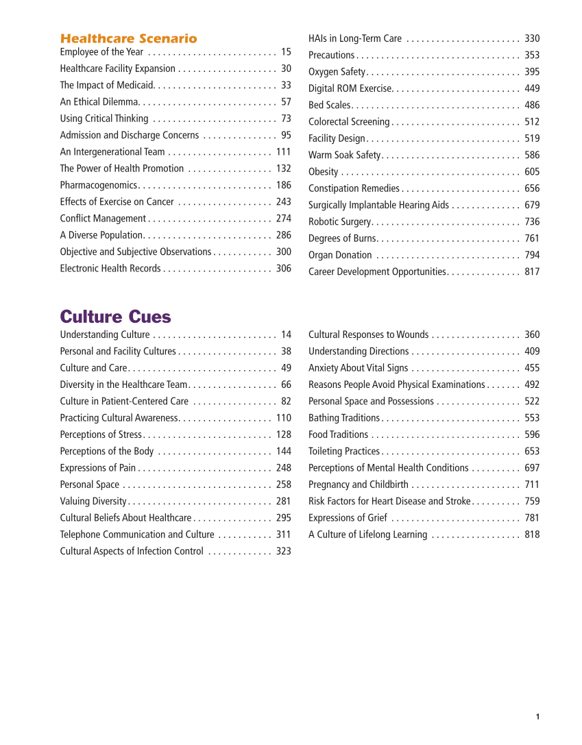 The Nursing Assistant: Essentials of Holistic Care, 1st Edition page 1