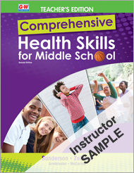 Comprehensive Health Skills for Middle School 2e, Online Instructor Resource Suite SAMPLE