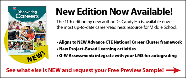 A new edition of Discovering Careers is now available! Click here to see what else is new and request your free preview sample!